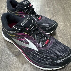 Brooks Glycerin 15 Women’s Running Shoes Size 8 Black Purple Cushioned Trainer